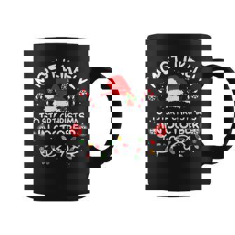 Most Likely To Start Christmas In October Xmas Matching 2025 Coffee Mug | Seseable UK