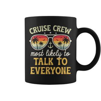 Most Likely To Talk To Everyone Family Cruise 2026 Coffee Mug - Thegiftio