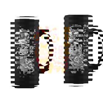 Lion Dance Chinese New Year 2026 Year Of The Horse Coffee Mug | Mazezy