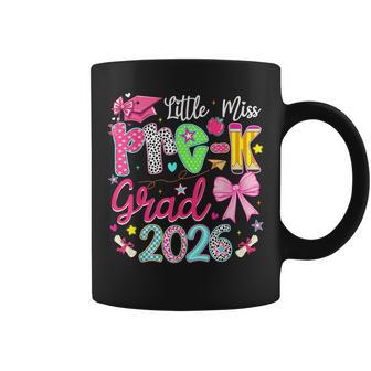 Little Miss Pre-K Grad 2026 Preschool Graduation Bow Girls Coffee Mug - Thegiftio UK