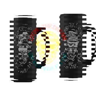 Living The Dream One Nightmare Me At A Time Skull Coffee Mug - Thegiftio