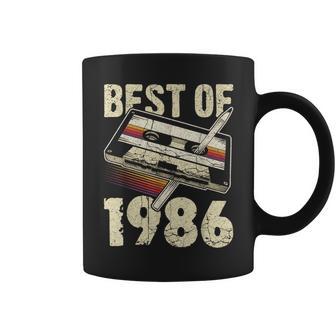 Lo Mejor De 1986 Casete De Audio 40 Cumpleaños 40 Años Taza de café - Regaloses