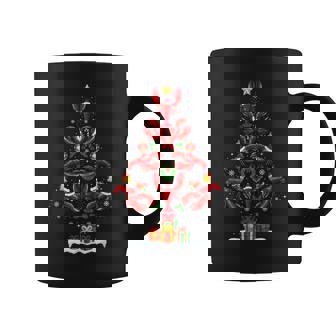 Lobster Christmas Tree Lights Santa Hat Xmas Pajamas Coffee Mug - Monsterry