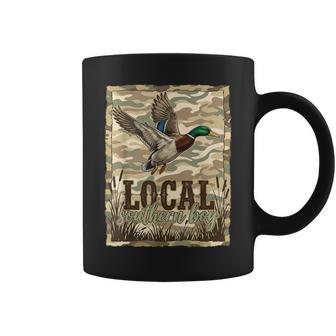 Local Southern Boy Mallard Duck Hunting Camo Outdoor Men Coffee Mug | Seseable CA