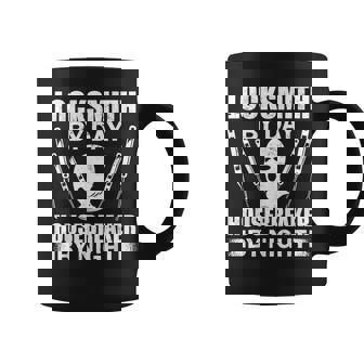 Locksmithing Tools Lock Picker Locksmith Lock Picking Coffee Mug | Mazezy