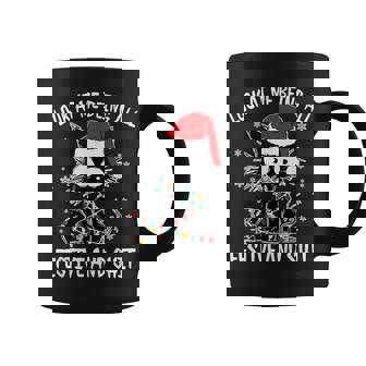 Look At Me Being All Festive And Shit Christmas Cat Coffee Mug | Mazezy