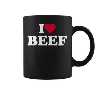 I Love Beef I Heart Beef Lover Bbq Meat Food Coffee Mug - Thegiftio UK
