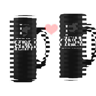 I Love Chennai India Indian Family Holiday Travel Souvenir Coffee Mug | Mazezy