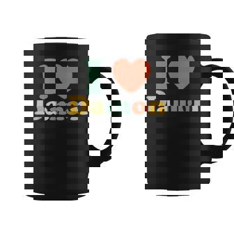 I Love Damon I Heart Damon レッド ハート バレンタイン コーヒーマグ - Kawaiitshirt