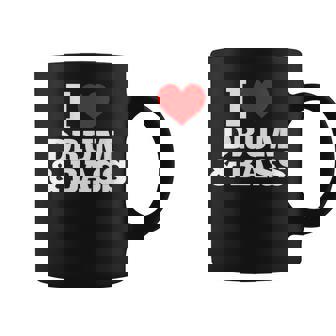 I Love Drum & Bass EDM Festival Coffee Mug | Mazezy