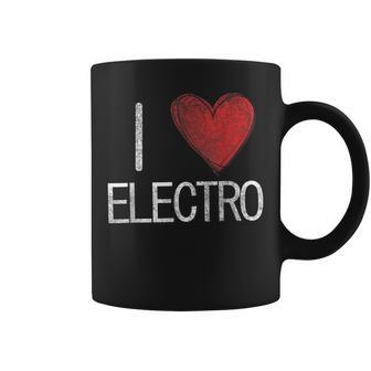 I Love Electro Techno Musique Électronique Coolieilli Tasse - Cadeauxyz