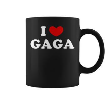 I Love Gaga I Heart Gaga Coffee Mug - Thegiftio UK