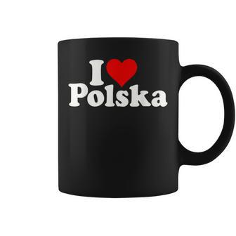 I Love Heart Polska Polen Tassen - Geschenkecke