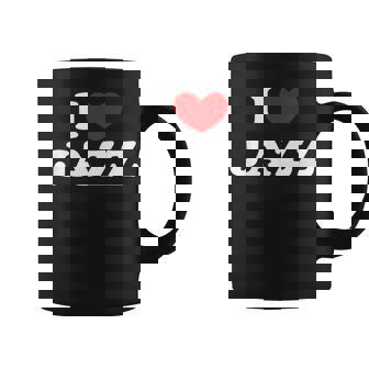 I Love Jazz 私は愛する Jazz コーヒーマグ - Kawaiitshirt