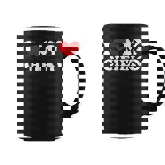 I Love My Chieko 私はチエコを愛しています コーヒーマグ - Kawaiitshirt