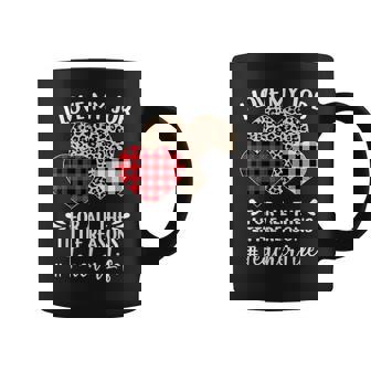 I Love My Job For All The Little Reasons バレンタインハート コーヒーマグ - Kawaiitshirt