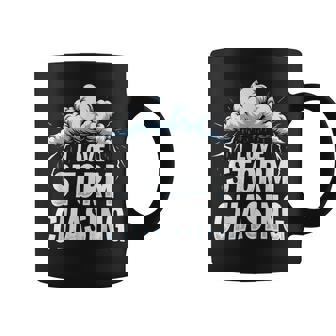 I Love Storm Chasing Weather Watcher Meteorologist Thunder Coffee Mug | Mazezy