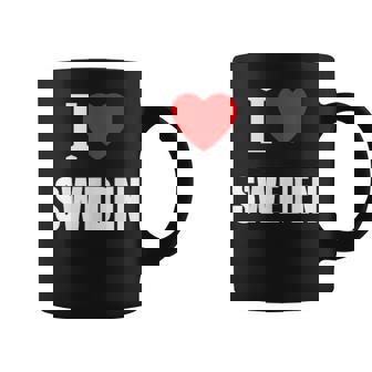 I Love Sweden Sunshine Swedish Summer Holidays Tank Top Coffee Mug | Mazezy