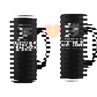 I Love Vietnam Heart Vietnamese Roots Tank Top Coffee Mug | Mazezy