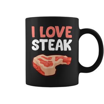 I Loveteak おもしろステーキ バーベキューグリルステーキ コーヒーマグ - Kawaiitshirt