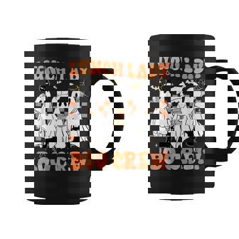 Lunch Lady Boo Crew Ghost Chef Cafeteria Worker Staff Coffee Mug | Seseable CA