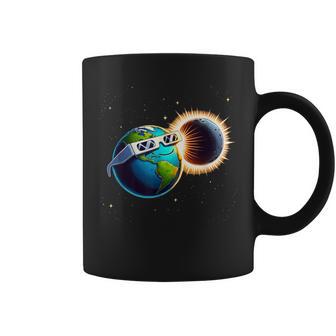 Lunettes Fantaisistes Pour Observer L'éclipseolaire De La Terre 2024 Tasse - Cadeauxyz