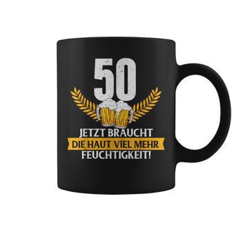 Lustig Witz Haut Feuchtigkeit 50 Jahre Geburtstag Birthday Tassen - Geschenkecke