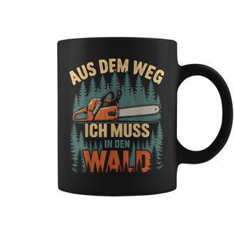 Lustiger Kettensägepruch Holzfäller Forstwirt Motorsäge Tassen - Geschenkecke