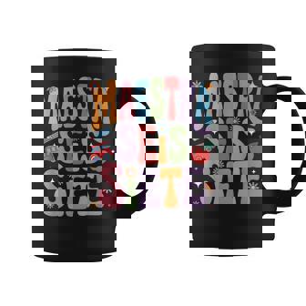 Maestra 67 Six Seven Spanish Teacher Bilingual SEIS Siete Coffee Mug | Mazezy