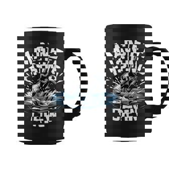 Magnet Fishing Crew Anchor Splash Treasure Adventure Coffee Mug | Mazezy