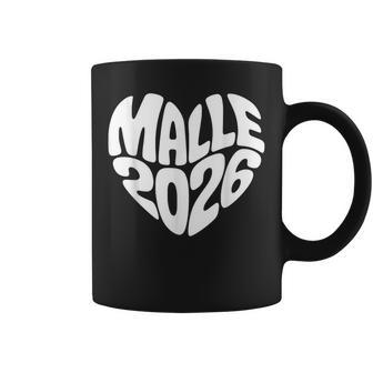 Malle 2026 Herz Form Mallorca Party Urlaub Herzform Feiern Tassen - Geschenkecke