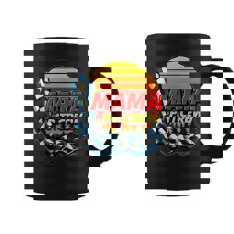 Mama Pit Crew Race Car Checkered Flag Racing Mom Motorsport Coffee Mug | Mazezy