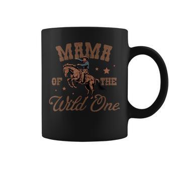 Mama Of The Wild One Cowboy Western Rodeo Party Matching Coffee Mug | Seseable UK
