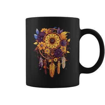 Mandala Sunflower Dream Catcher Coffee Mug - Thegiftio
