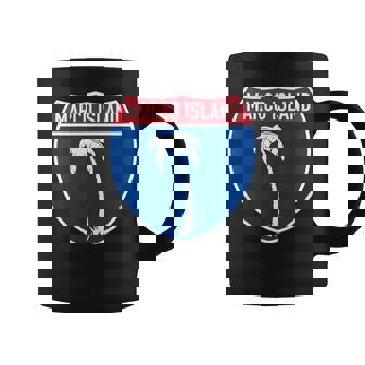 Marco Island Florida FL Interstate Highway Vacation Souvenir Coffee Mug | Mazezy