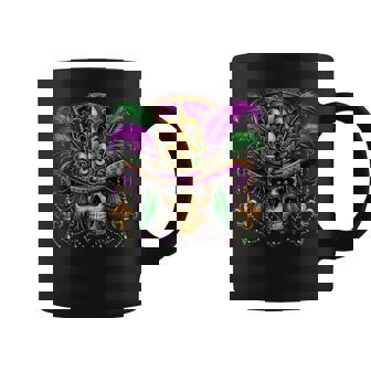 Mardi Gras Costume Sugar Skull Carnival Halloween Witch Men Coffee Mug | Mazezy