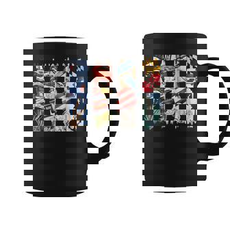 Maryland Brushstroke Crab Sailboat Flag Oysters Anchor Retro Coffee Mug | Mazezy