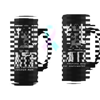 You Matter Suicide Prevention Awareness Tank Top Coffee Mug | Mazezy