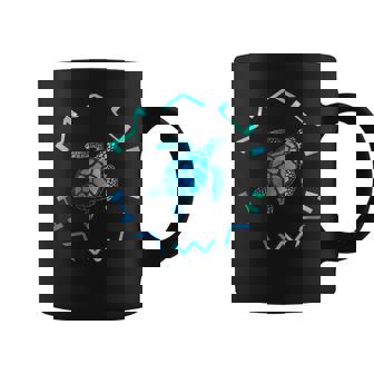 Maui Hawaii Colorful Sea Turtle Maui Coffee Mug | Seseable UK