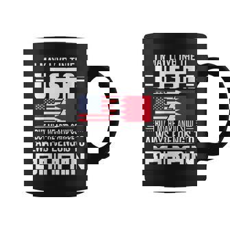 I May Live In USA But My Heart Always Belongs To Bahrain Coffee Mug | Mazezy