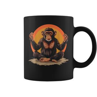 Meditation Monkey Spiritual Yoga Zen Buddha Hindu Buddhist Coffee Mug - Thegiftio UK