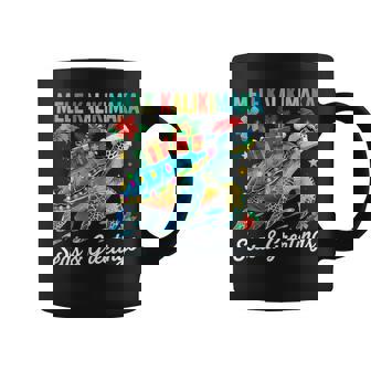 Mele Kalikimaka Hawaiian Cocktail Party Santa Turtle Beach Coffee Mug | Mazezy