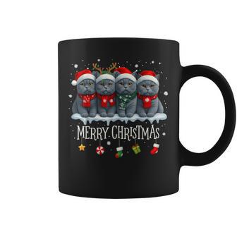 Meowy Catmas Cat Christmas Tree Xmas Exotic Shorthair Coffee Mug - Thegiftio UK