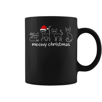 Meowy Christmas – Cute Cat Holiday Coffee Mug - Thegiftio UK