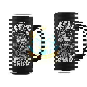 Merdad Dont Mess With My Mermaid Matching Fathers Day Coffee Mug - Thegiftio