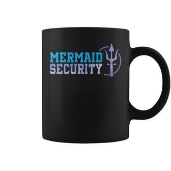 Mermaid Security Halloween Costume Dad Boy Coffee Mug - Monsterry