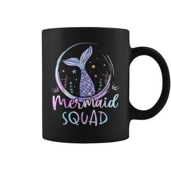 Mermaid Squad Birthday Mermaid Girl Beach Mermaid Tail Coffee Mug - Thegiftio UK
