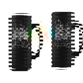 Merry And Bright Christmas Tree Santa Boys Girls Coffee Mug - Seseable