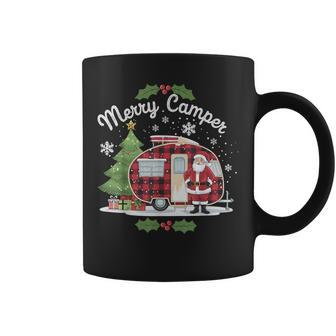 Merry Camper Christmas Santa Camping Truck Family Matching Coffee Mug | Mazezy