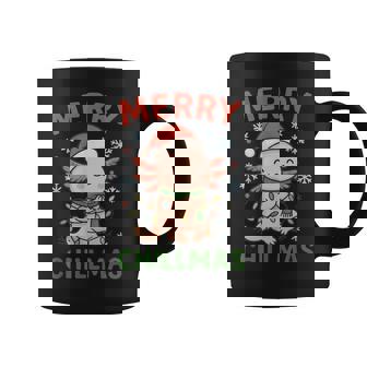 Merry Chillmas Axolotl Christmas Vibes Coffee Mug - Monsterry